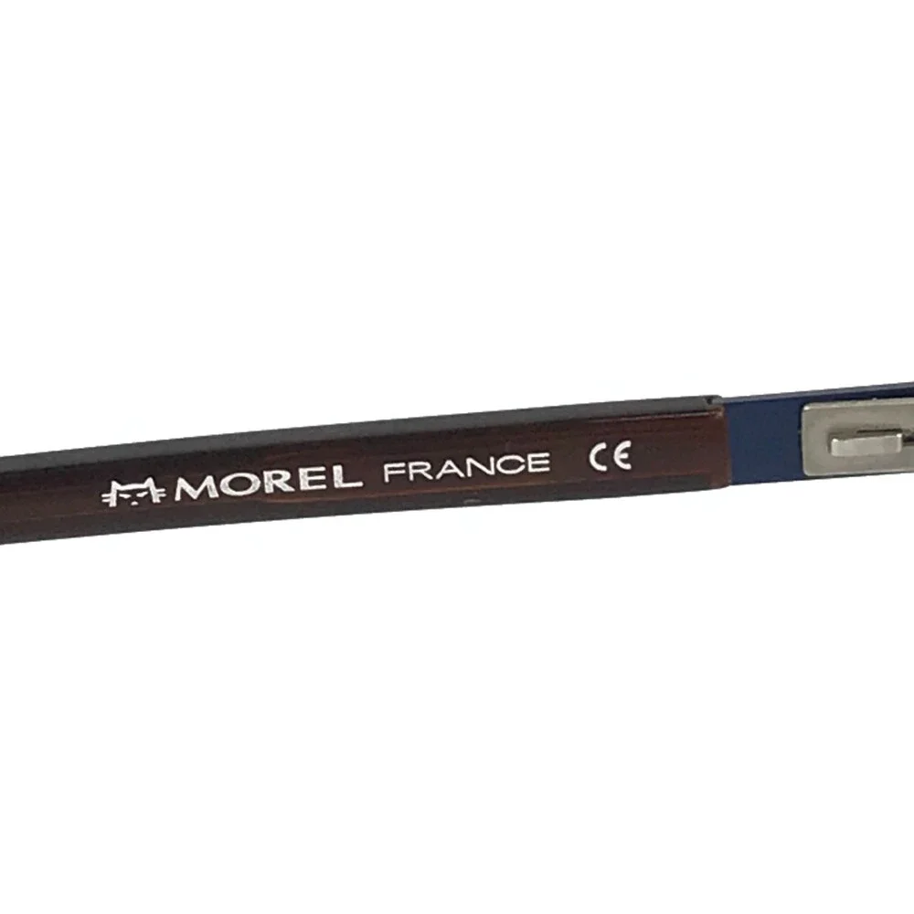 Lightec by Morel Eyeglasses Frames 8239L BB072 Brown Blue Full Rim 49-21-145